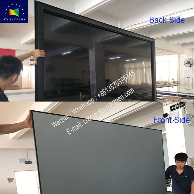 XY Screens PET Crystal CBSP 4k Home Cinema Fixed Frame UST ALR/CLR Projector Screen