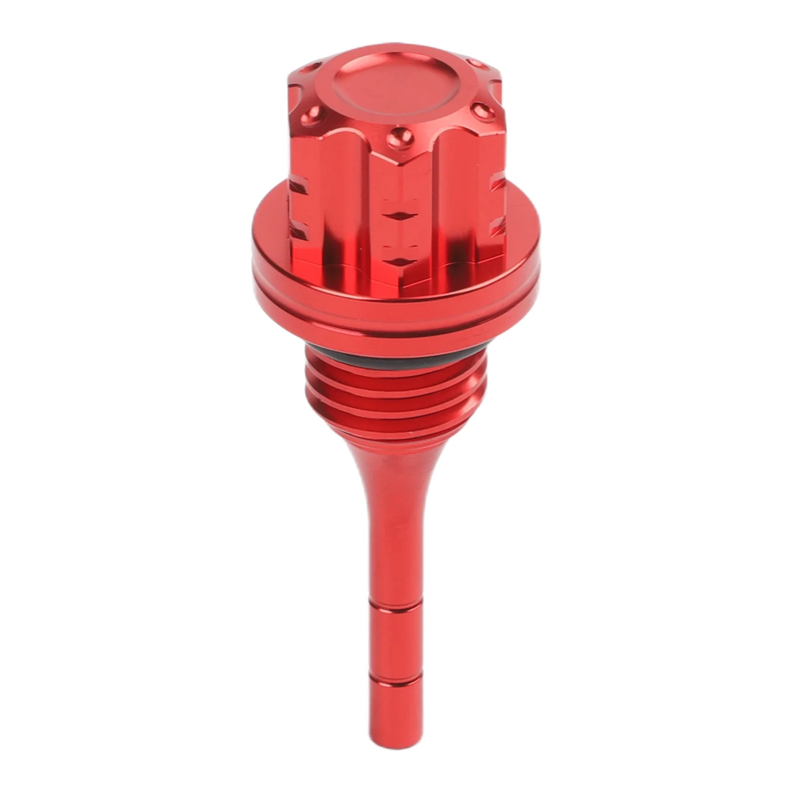 CNC Dipstick Hexagonal Dipstick Anodized Finish Easy Installation Lightweight Design Non-Deformed Stylish Appearance
