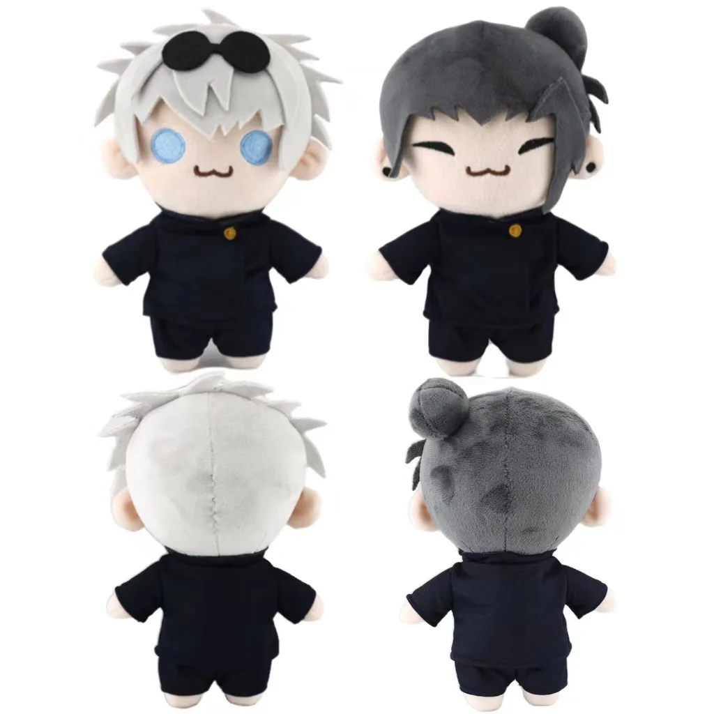 Kawaii Jujutsu Kaisen Plush Toy Cartoon Game Character Satoru Gojo Getou Suguru Plush Doll Jujutsu Kaisen Doll