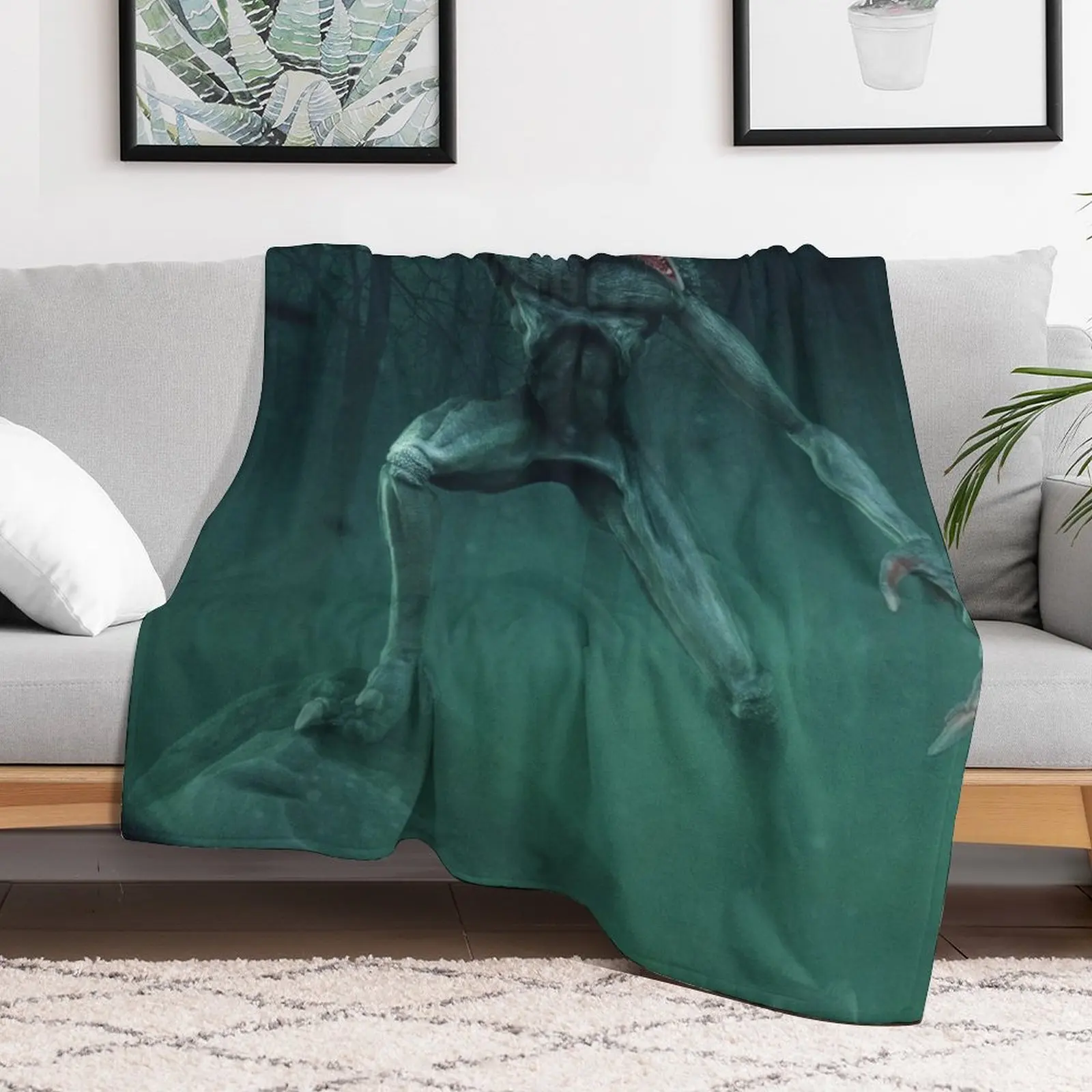 New Beware the demogorgon Throw Blanket Extra Large Throw Decoratives Thin Blankets