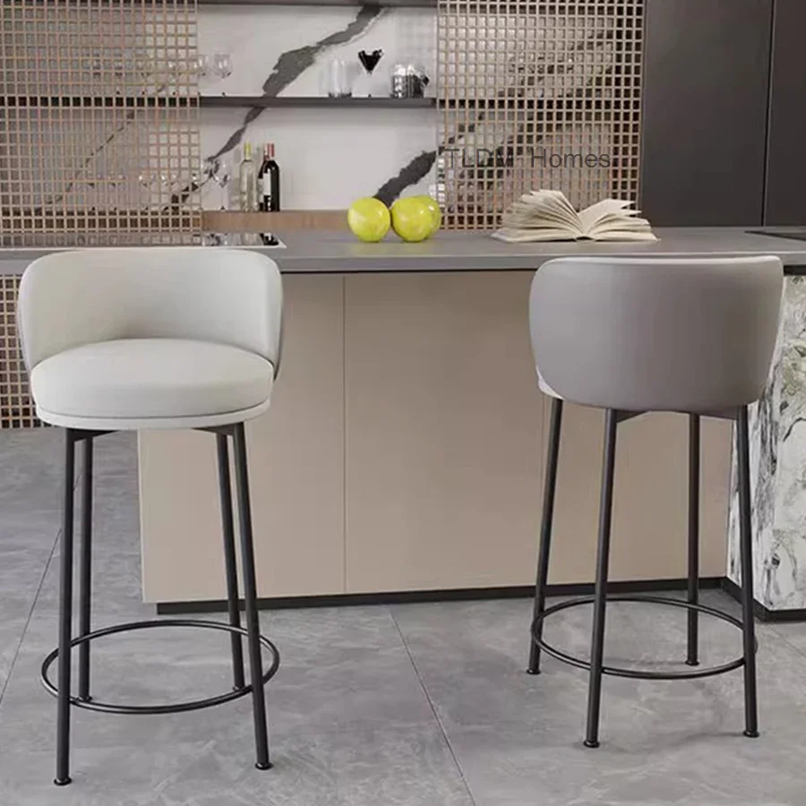 High Kitchen Counter Bar Stool Reception Garden Mini Bar Stool Banquet Modern Sillas Altas Para Barra Salon Furniture