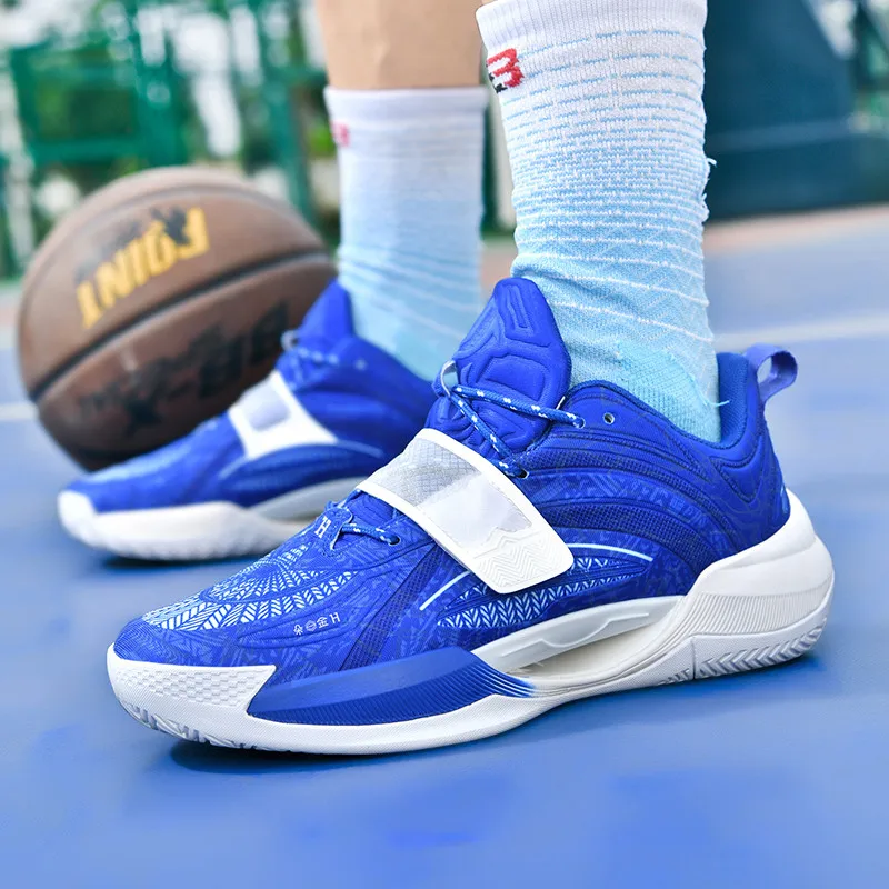 Men's Women's Luminous Basketball Shoes Fashion Mesh Lightweight Breathable Sports Shoes Men Training Athletic Sneakers Basket