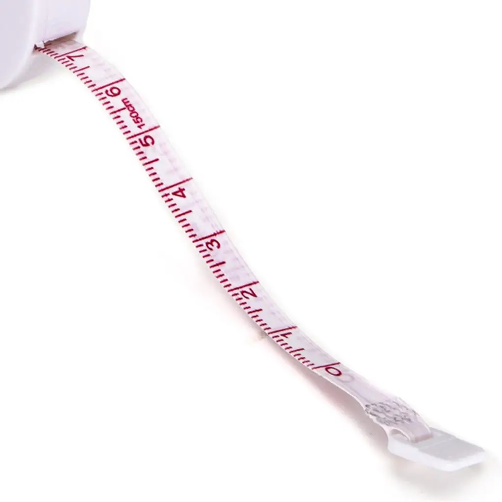 Compact Fishing Measuring Ruler with Button Retractable Soft PVC Tape Fish Ruler for Camping and Fishing