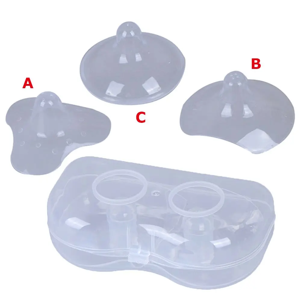 Transparent Safe Silicone Mother Milk Breastfeeding Silicone Nipple Silicone Nipple Protectors Nipple Shields Protection Cover