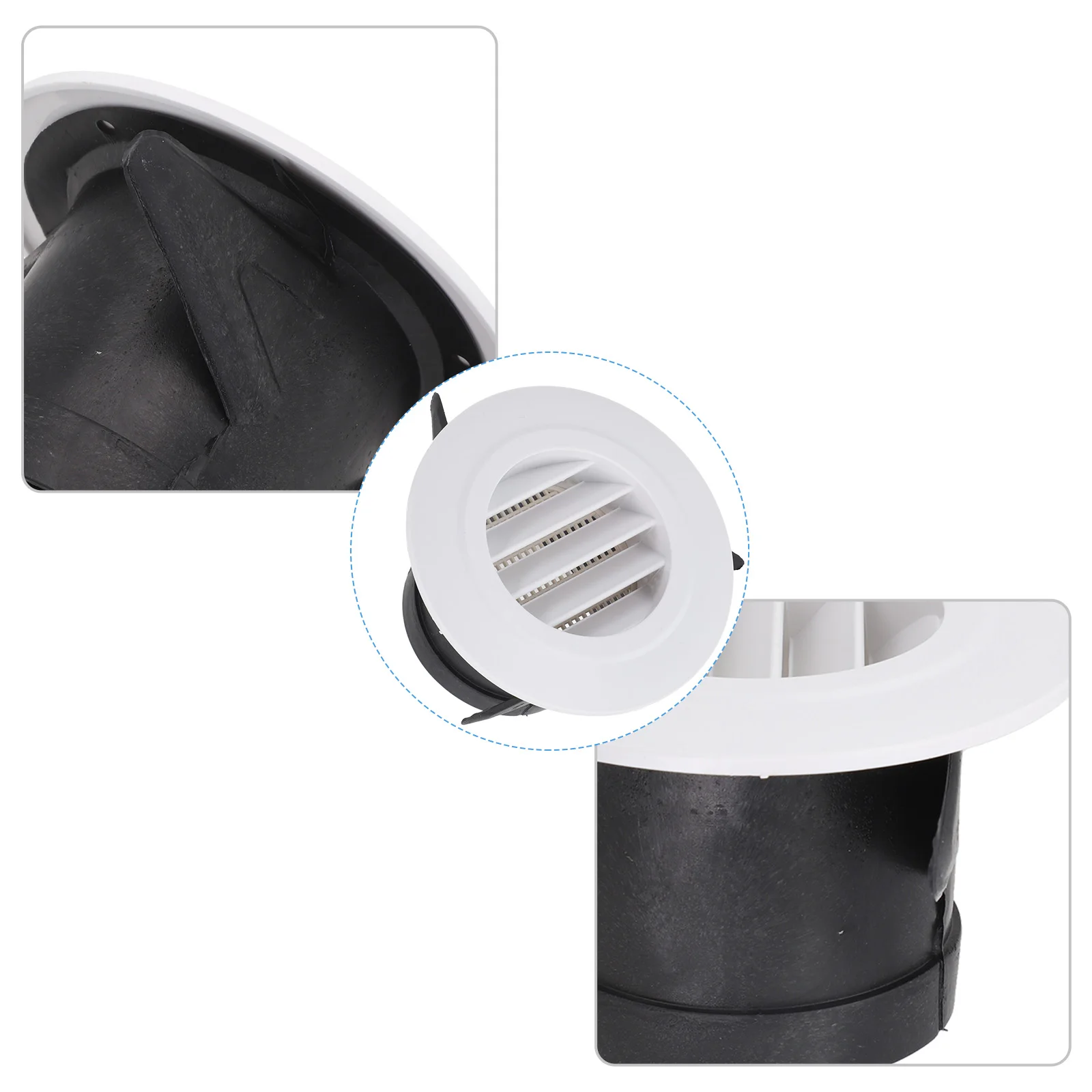 

Регулируемая вентиляционная решетка для воздуховодов, круглая, с жалюзи, внутренняя, из АБС-пластика, для настенной вентиляции