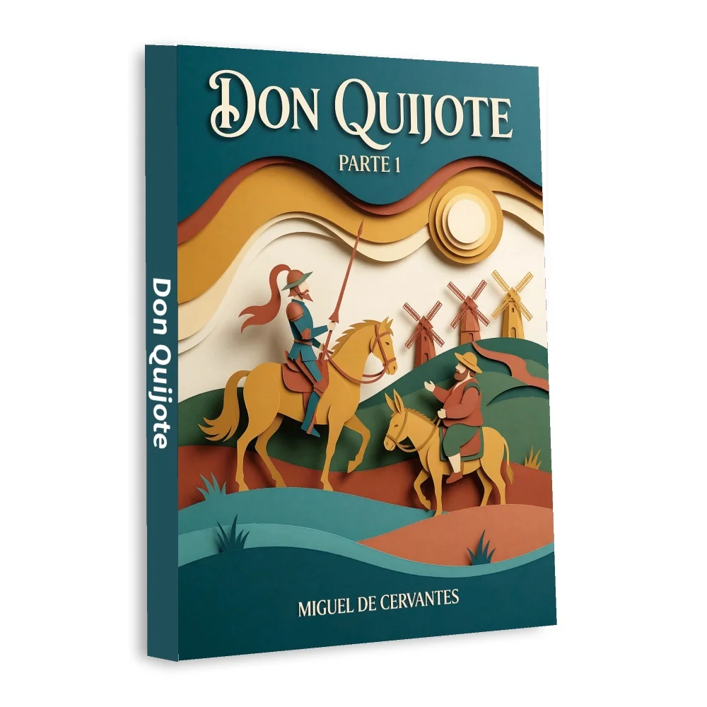 Don Quixote Part 1 (Spanish Edition) by Miguel de Cervantes — Classic Novel in Spanish Language Paperback, Knights