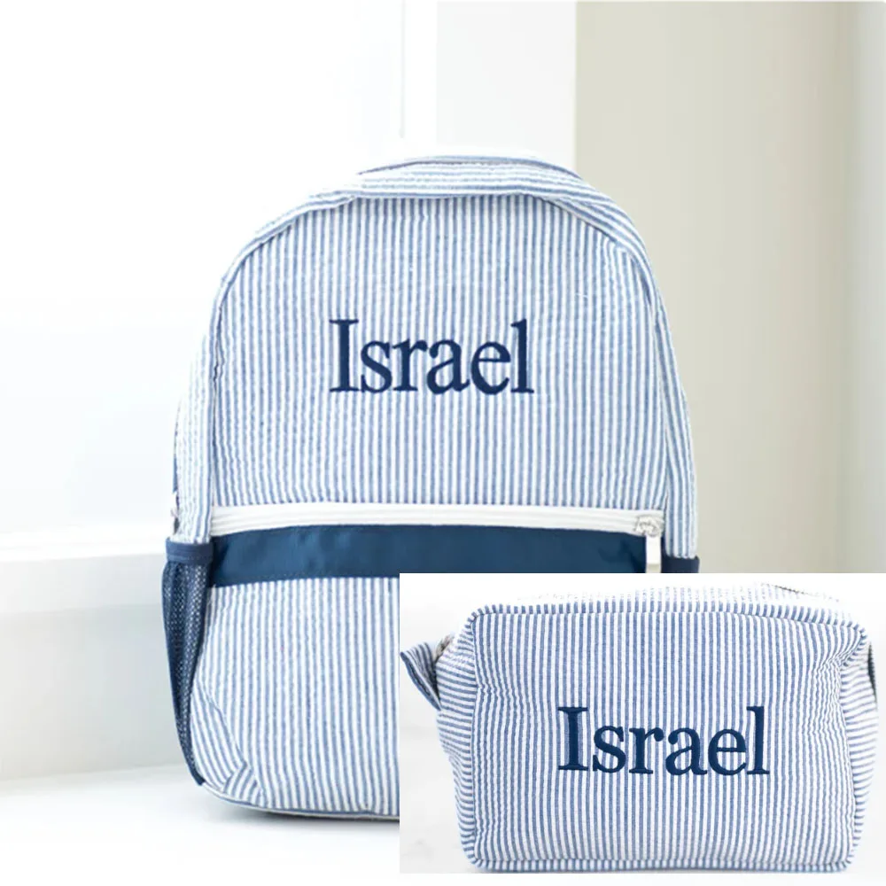 

Детский рюкзак с индивидуальным именем, комбинированный рюкзак для дошкольников, персонализированный рюкзак, набор сумок для ручек