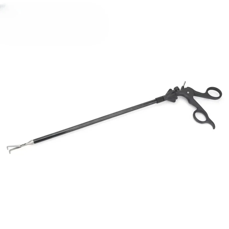 Laparoscopy Surgical Instruments 10*330mm, Laparoscopic Medical Instruments 90 Degree Dissecting Forceps
