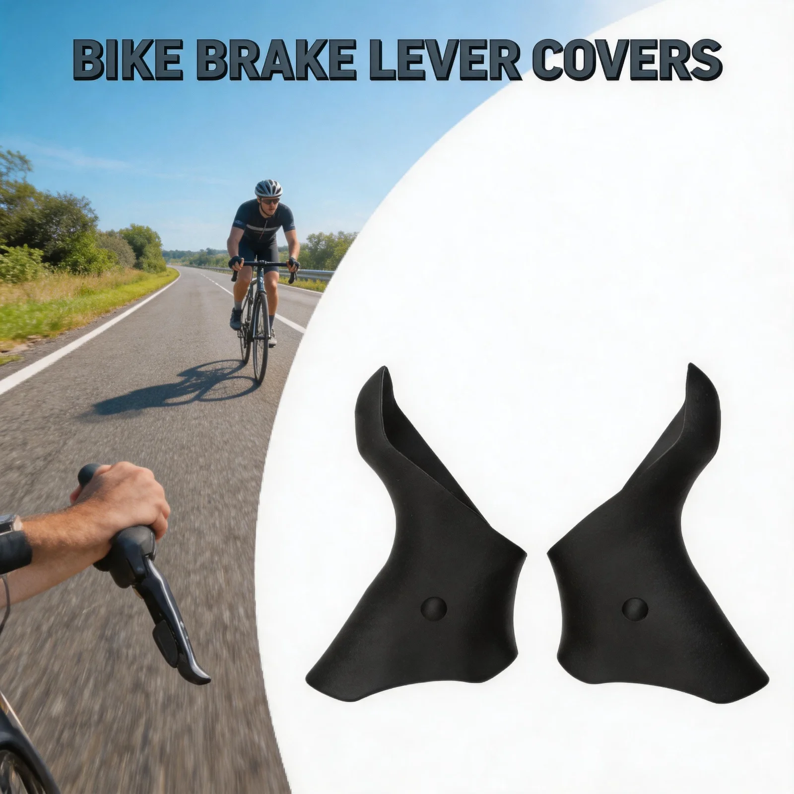 

1 Pair 105 Ultegra Bracket Hoods STI Lever Hood Shifter Cover Set for ST-6600 ST-6603 ST-5600 6600 5601 5603 6601 Shifters