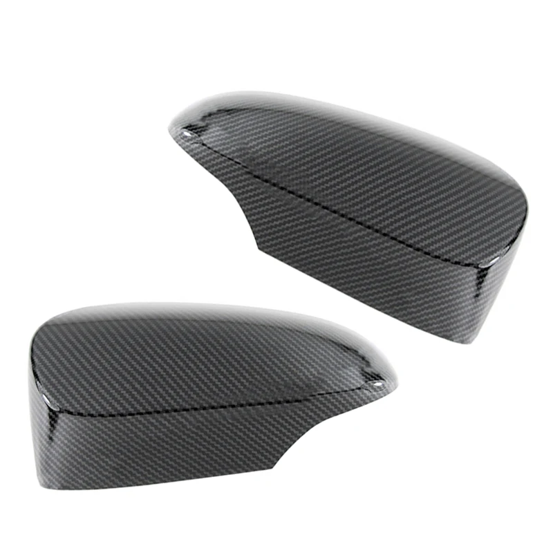 

1 Pair Side Rear View Mirror Cover Trim Fit for Scion iM 2015-2016 Carbon Fiber Style