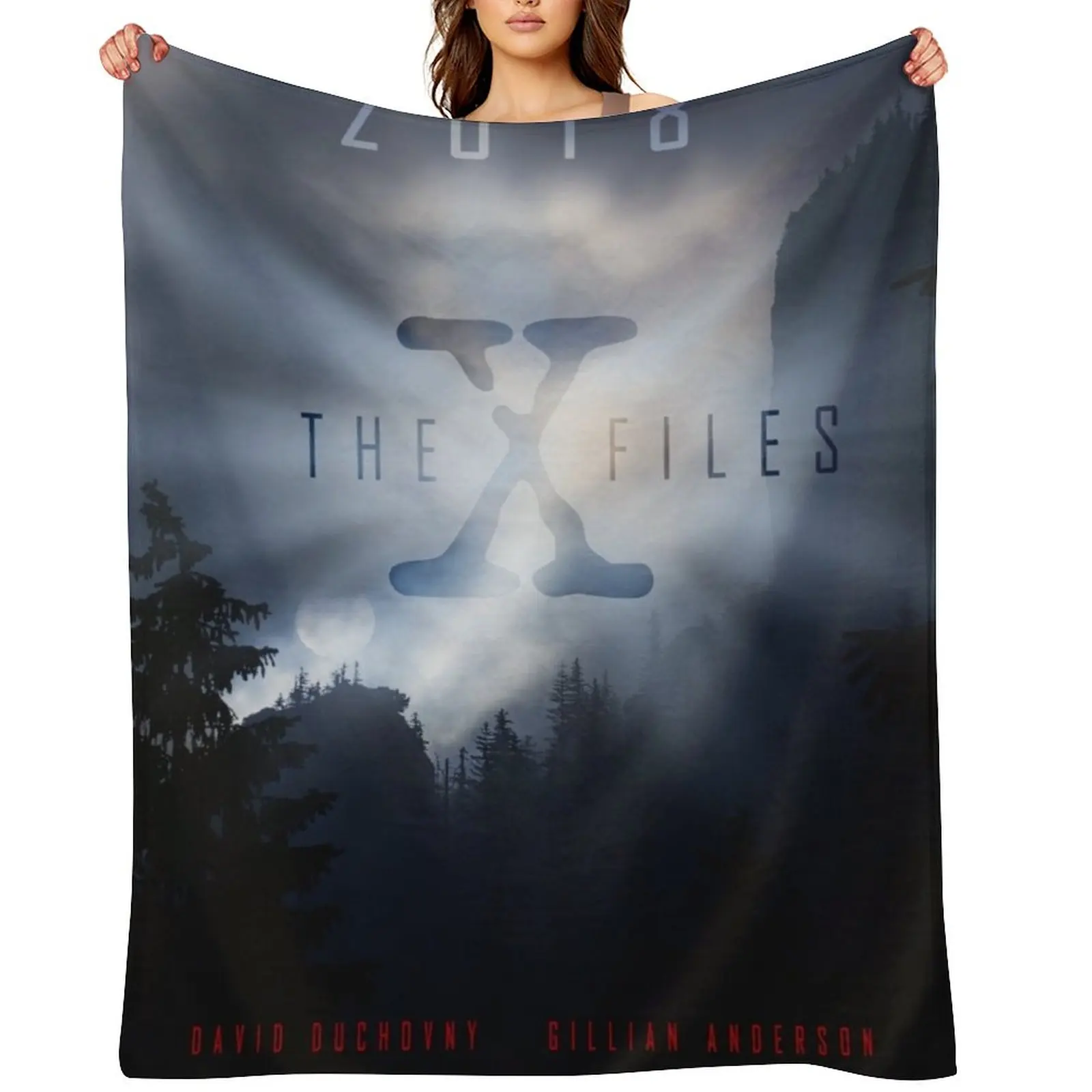

The X-Files S11 poster Throw Blanket Soft Sleeping Bag Giant Sofa Comforter Blankets