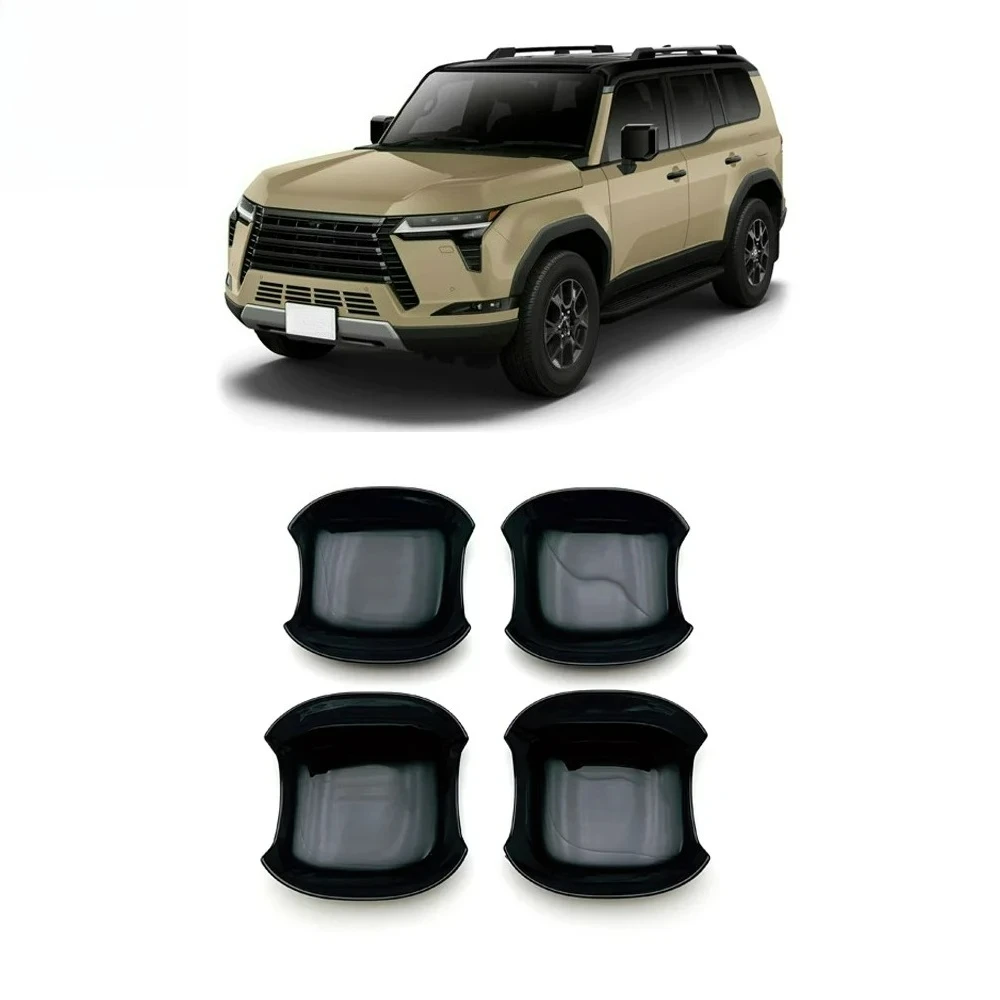 Car Accessories For Lexus GX 550 GX550 2024 2025 Exterior door bowl protective cover decorative sequin car stickers