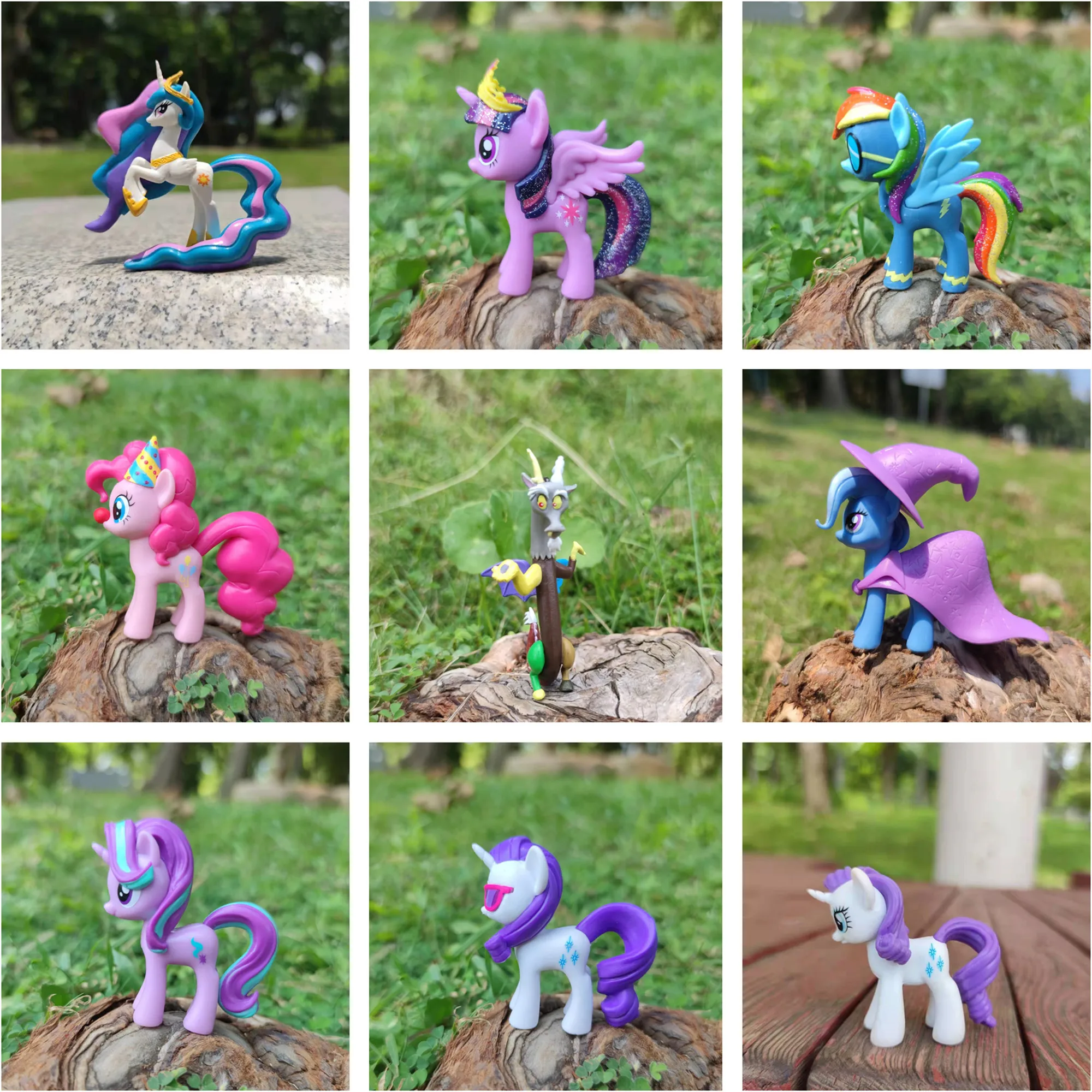 Hasbro My Little Pony Action Figures Princess Celestia Princess Luna Princess Skystar Doll Kids Toys Gifts