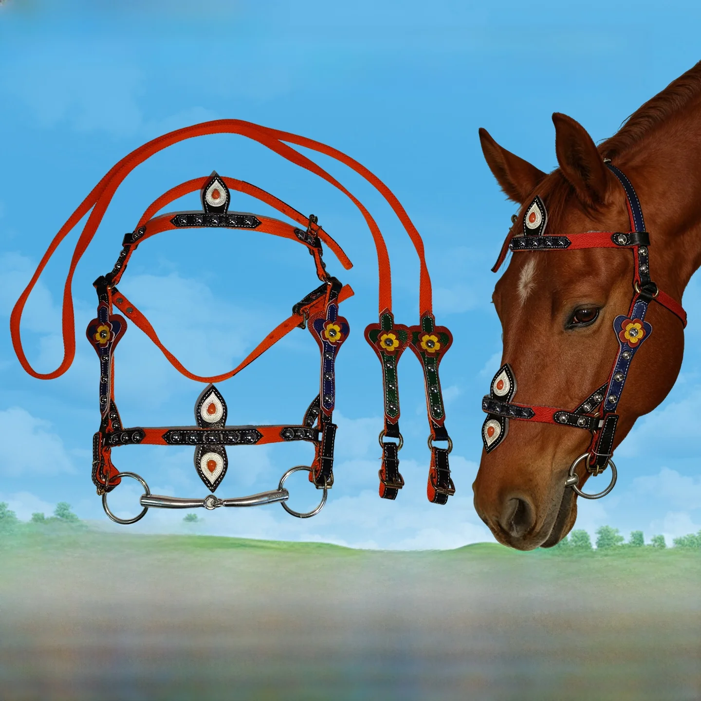 new-silver-bubble-bit-high-tensile-strength-wear-resistant-durable-tibetan-style-equestrian-equipment-bit