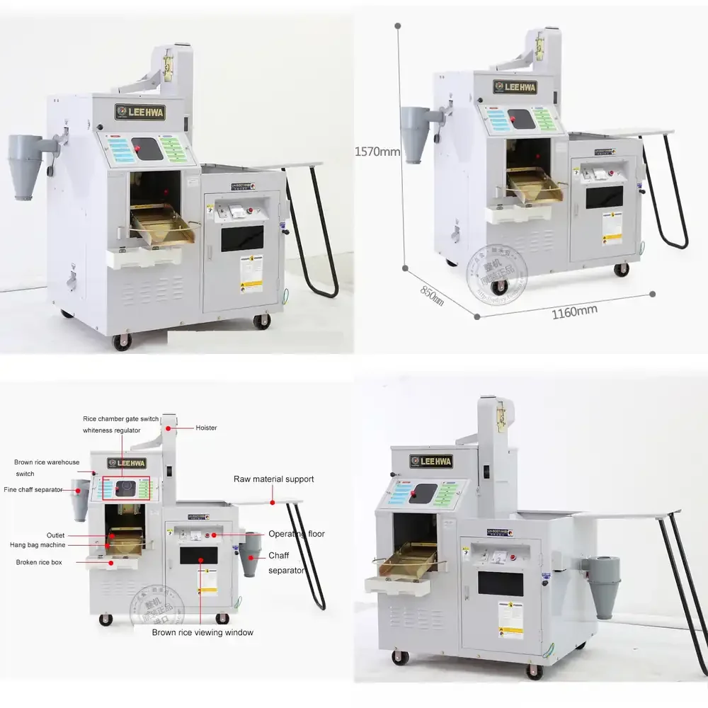 Customizable popularStainless Steel Automatic Feeding Screening Combined Rice Milling Machines