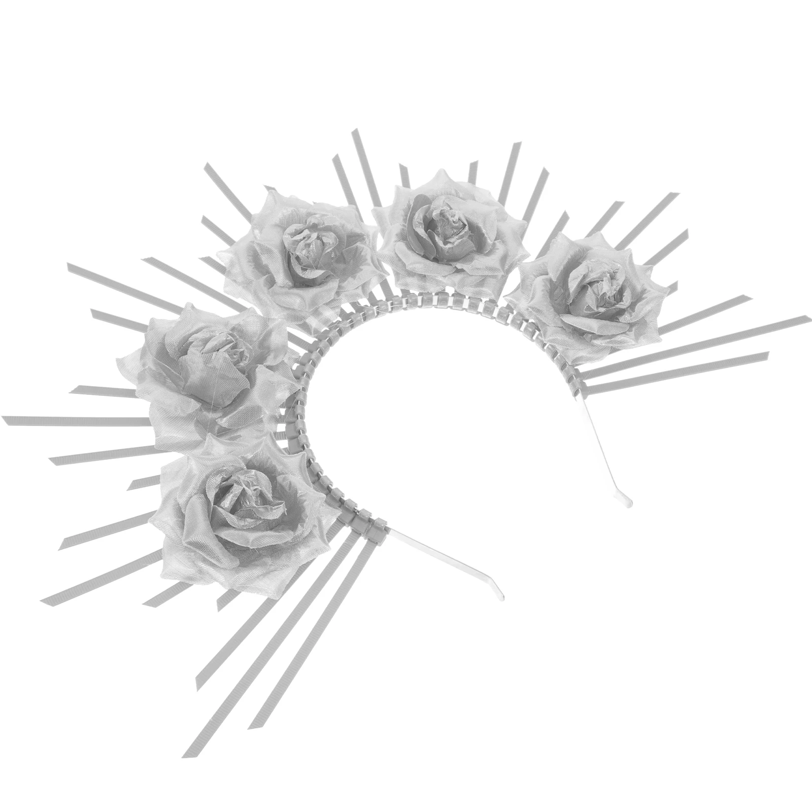 

Goddess Headband Crown Floral Plastic Leaves Golden Women Headpiece Hair Accessory Party Wedding Banquet cosplay Elegant Style