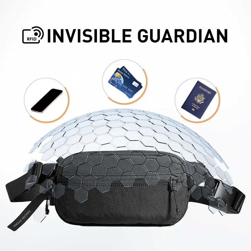 2026 NEW Anti-Theft Sling Bag Lightweight Crossbody bag for Men Women Small Chest Shoulder Bags with RFID Blocking Security sacs view 3