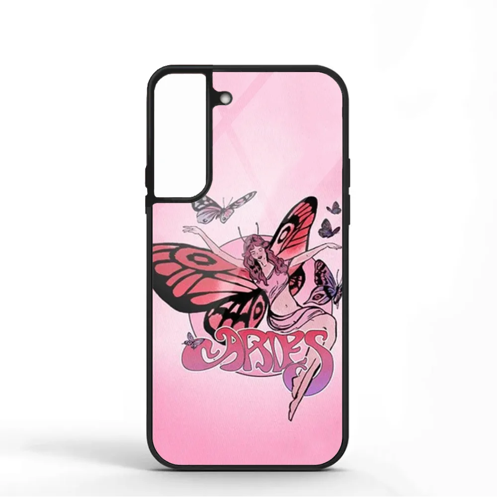 Aries Phone Case For Samsung S10 S20 S21 S22 S24 S30 Plus ULTRA Mirror Acrylic Cover