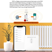 A37T-Tuya Zigbee Smart Thermostat For Pilot Wire Heating Radiator Support Electricity Monitoring Remote Control