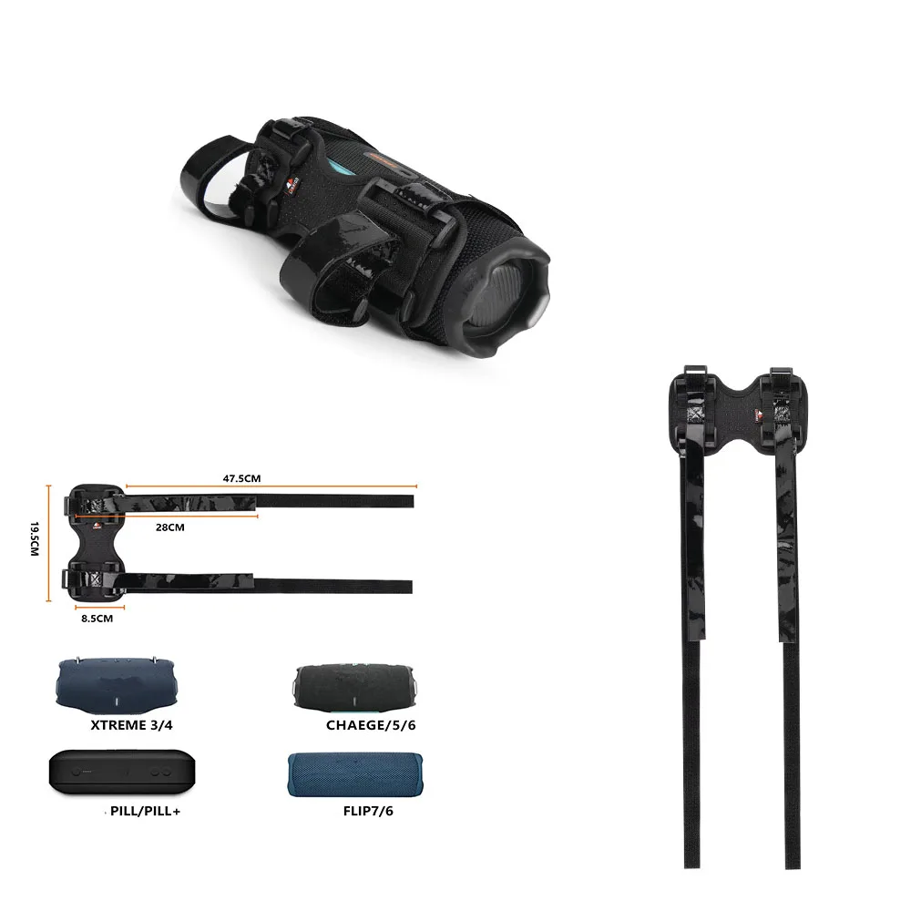 

Portable Speaker Shoulder Strap Bike Fixed Holder Anti-slip Carry Belt for JBL Xtreme 3/4 speaker for Charge5/6 speaker