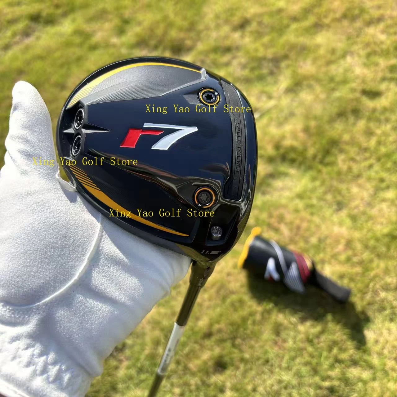 

Golf clubs R7 Golf Driver con eje de grafito flexible S/SR/R con cubierta para la cabeza