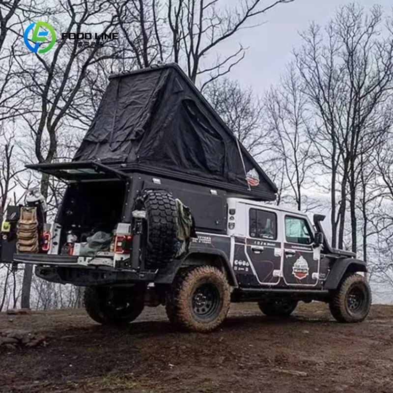 Customized Pickup Truck Cover Alu-cab Canopy Camper Roof Top Tent Aluminum Hard Top Canopy