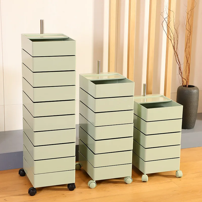

Simple rotating storage cabinet, removable file storage box, plastic nail art storage, dressing table, finishing cabinet