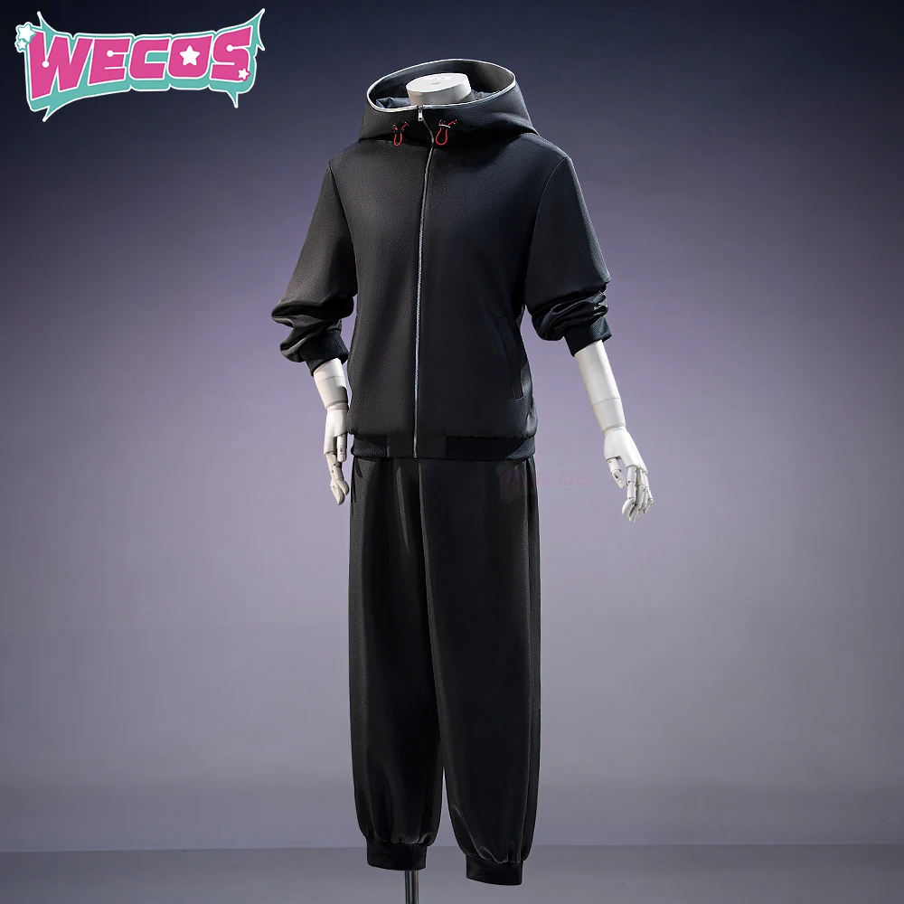 Itadori Yuji Cosplay-Kostüm für Herren, schwarze Alltagsuniform, Yuji Itadori Cosplay-Halloween-Kostüm, S-3XL, Übergröße