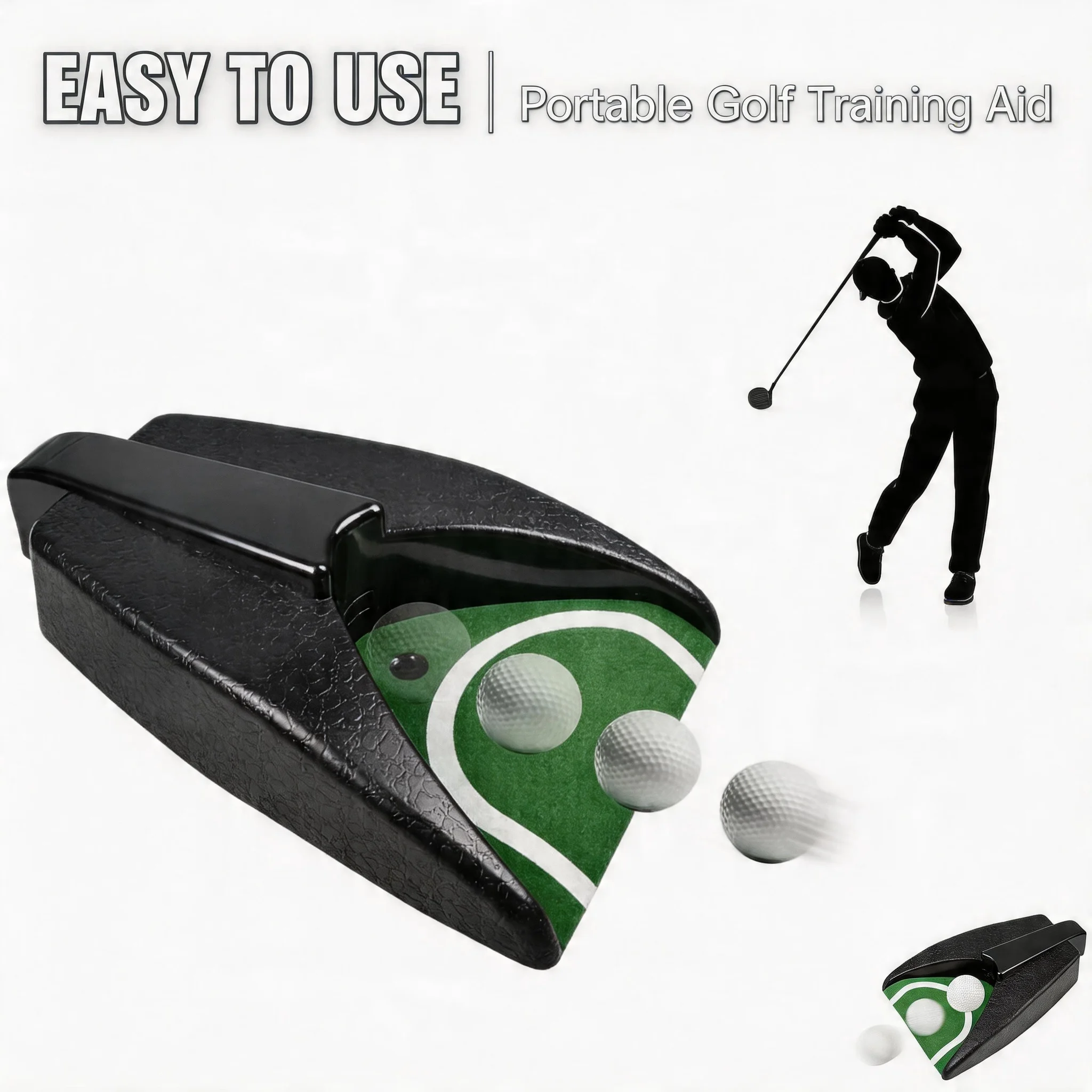 

Golf Automatic Putting Cup Golf Return Machine Auto Returning Practice for Training Indoor Office Outdoor Garden Easy Training