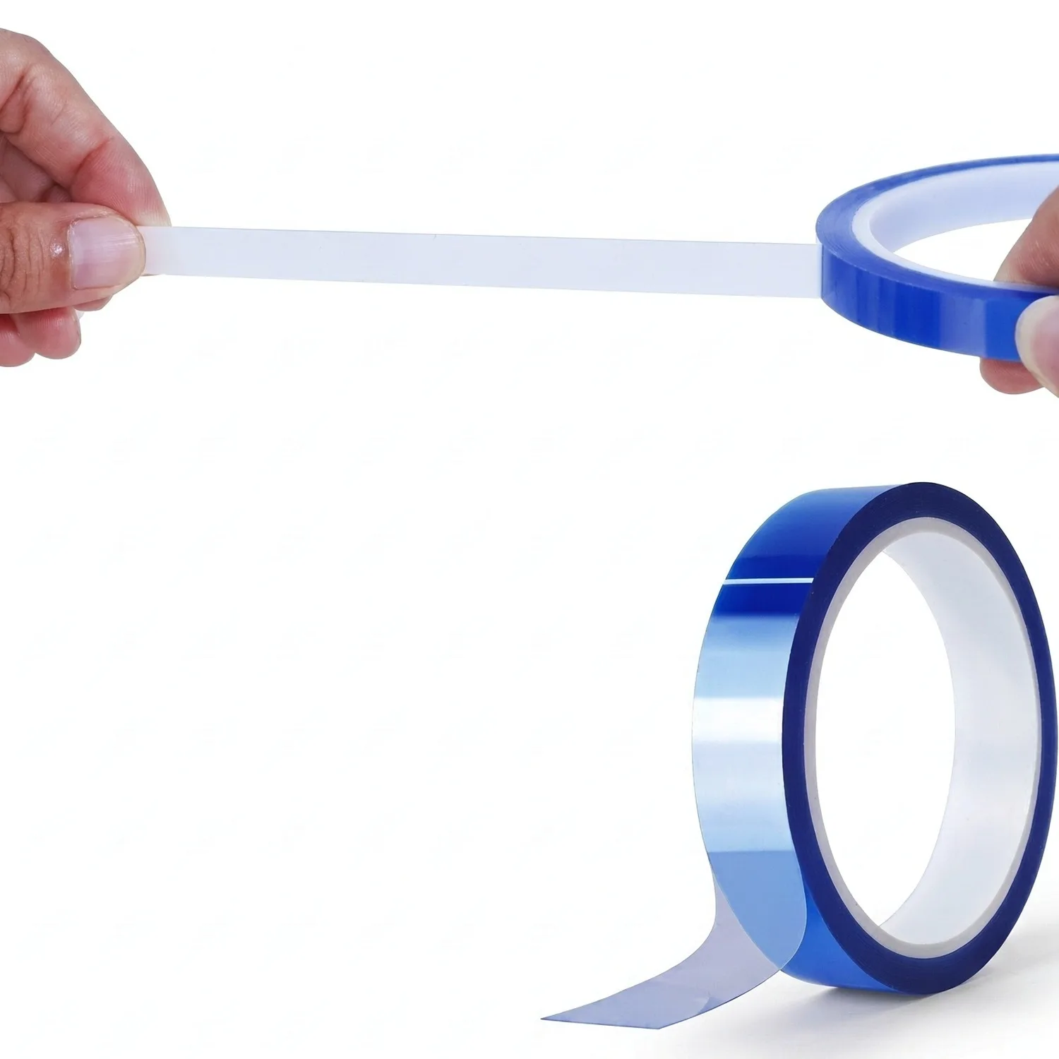 Blue Heat Transfer Tape 4 Rolls 8/10/20mm x 108ft Heat Resistant No Residue Sublimation Tape for Tumbler Heat Press DIY