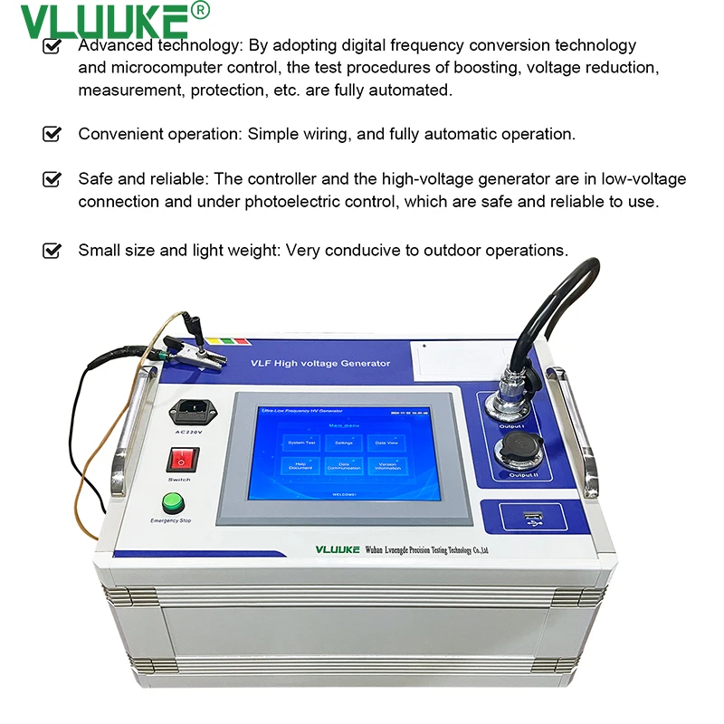 VLUUKE High Voltage Generator 60/80KV VLF With 220V Output
