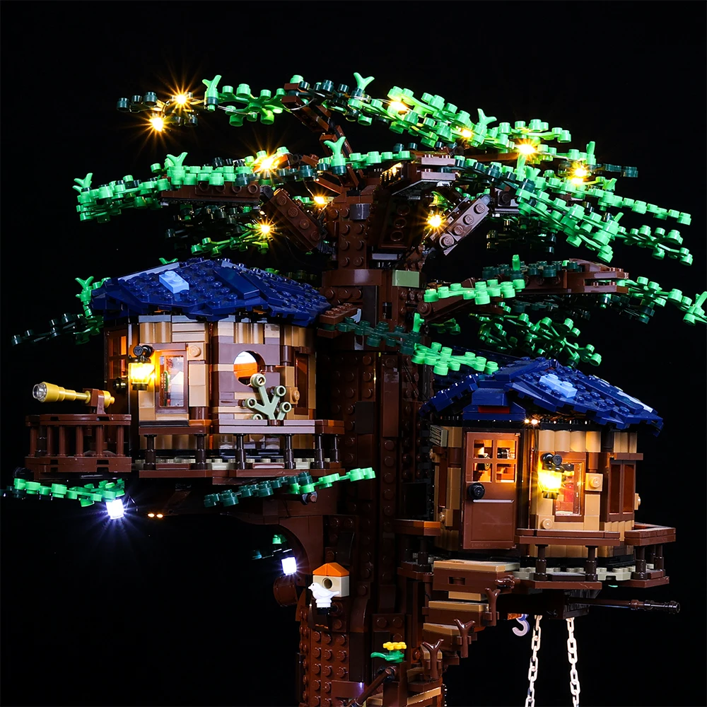 No Building Blocks Lamp Lighting for Tree House 21318 DIY Toys Gift Only Lighting Set