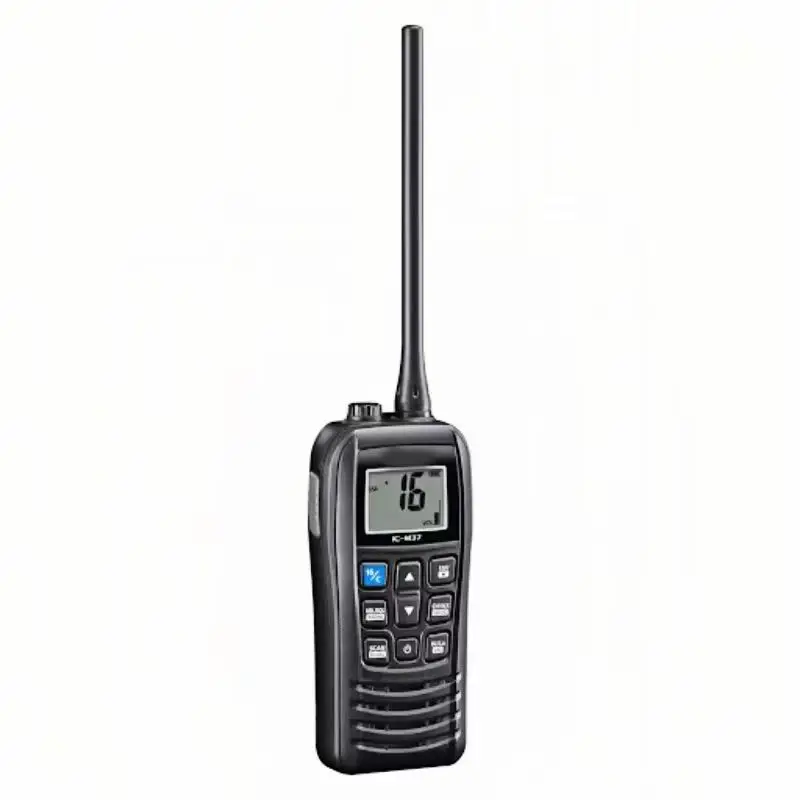 ¡Arriba! IC-M25 transceptor VHF Radio marina flotador IPX7 Sea Vessel walkie talkie IC M25 Radio bidireccional intercomunicador impermeable de mano