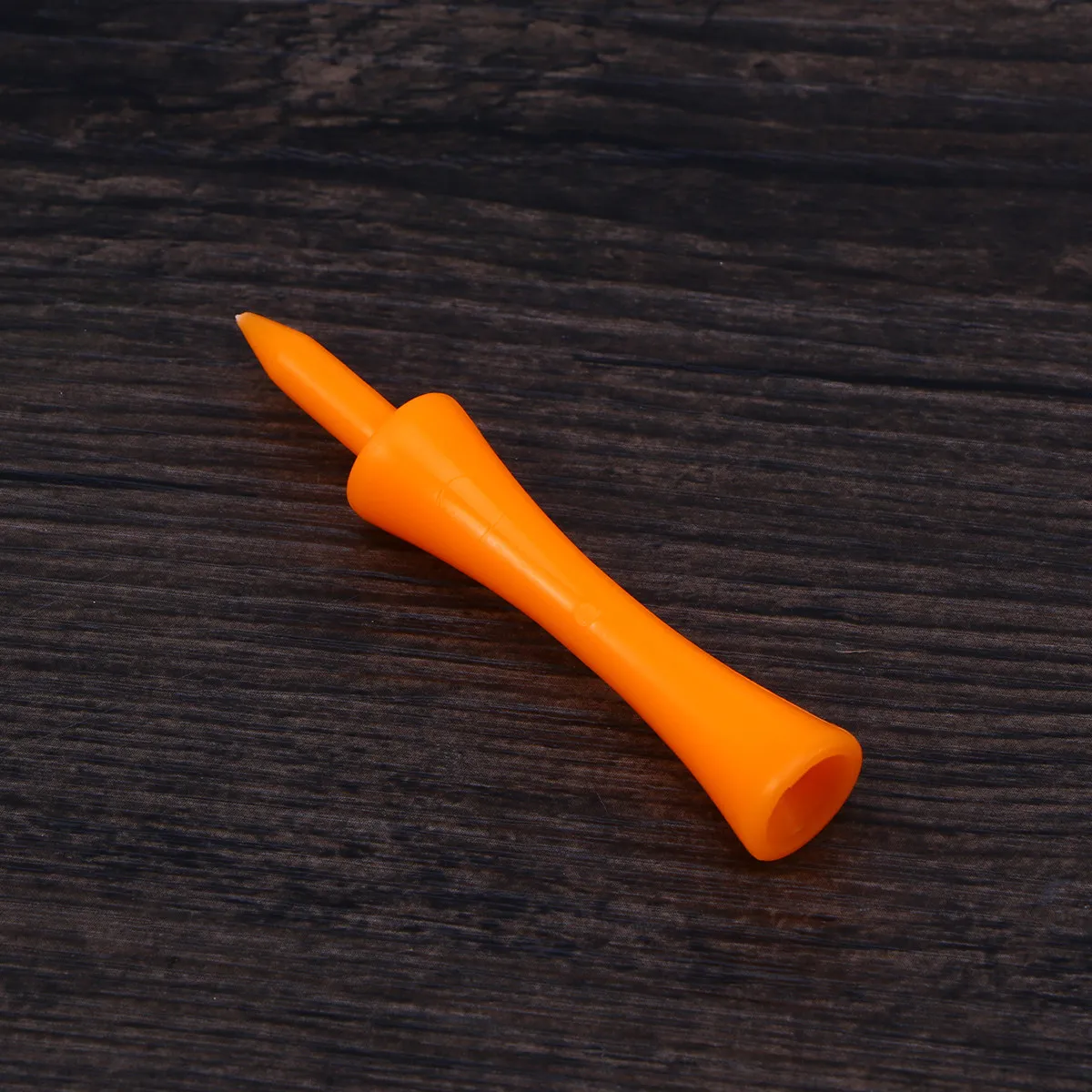 50Pcs Orange Plastic Castle Tees 70Mm Golf Tee Size Strong Lightweight ABS Material High Visibility on Grass Ideal for Golfers