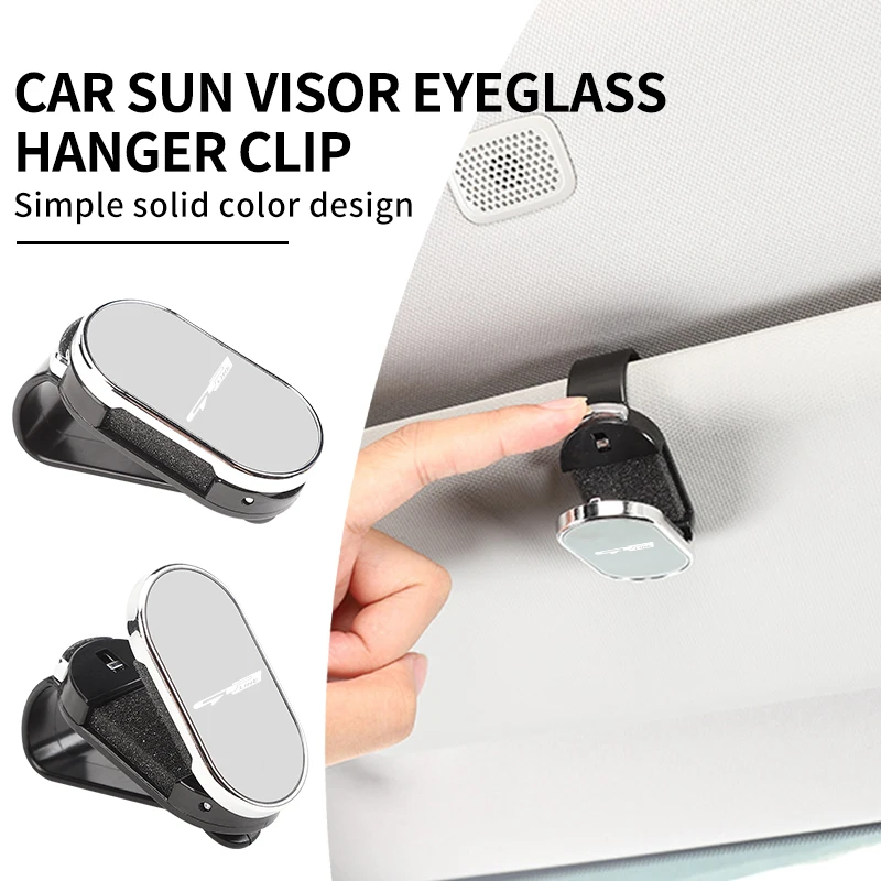 Car Sunglasses Clip Sun Visor ABS Plastic Glasses Holder Auto Accessories For KIA GT Line Forte Seltos K5 Sportage Ceed Soul