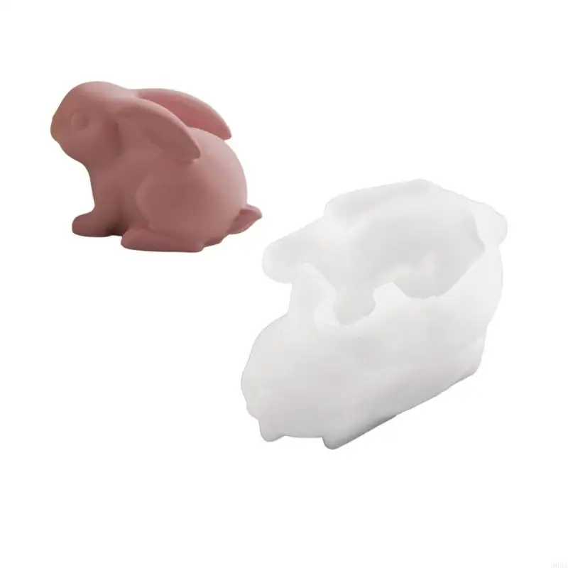 Moulds Silicone Rabbit Mold Silicone Texture Perfect for Decorations 964A
