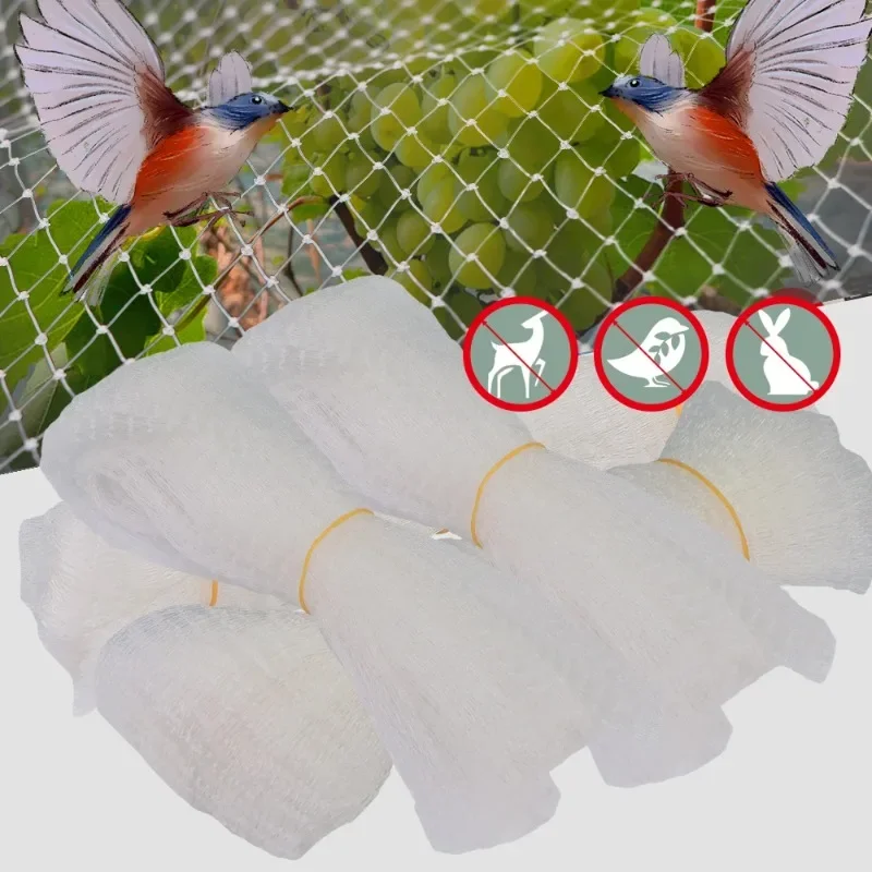Extra Strong Nylon Garden Netting Mesh Anti-Bird Deer Protection Reusable Fruit Crop Plant Tree Cover for Garden Security