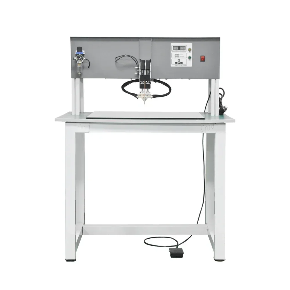 18650 lithium battery multi pulse handheld double point gantry precision spot welding machine