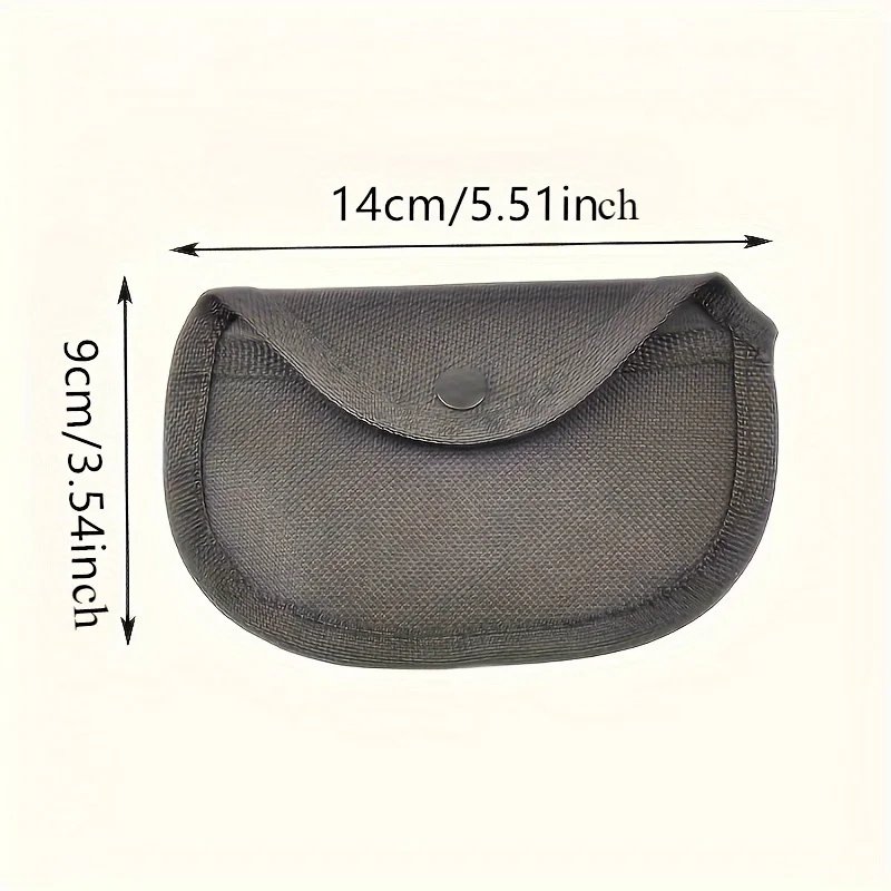 2pcs durable copper joint storage bags with safety buckle closure, portable home storage box, fabric material.