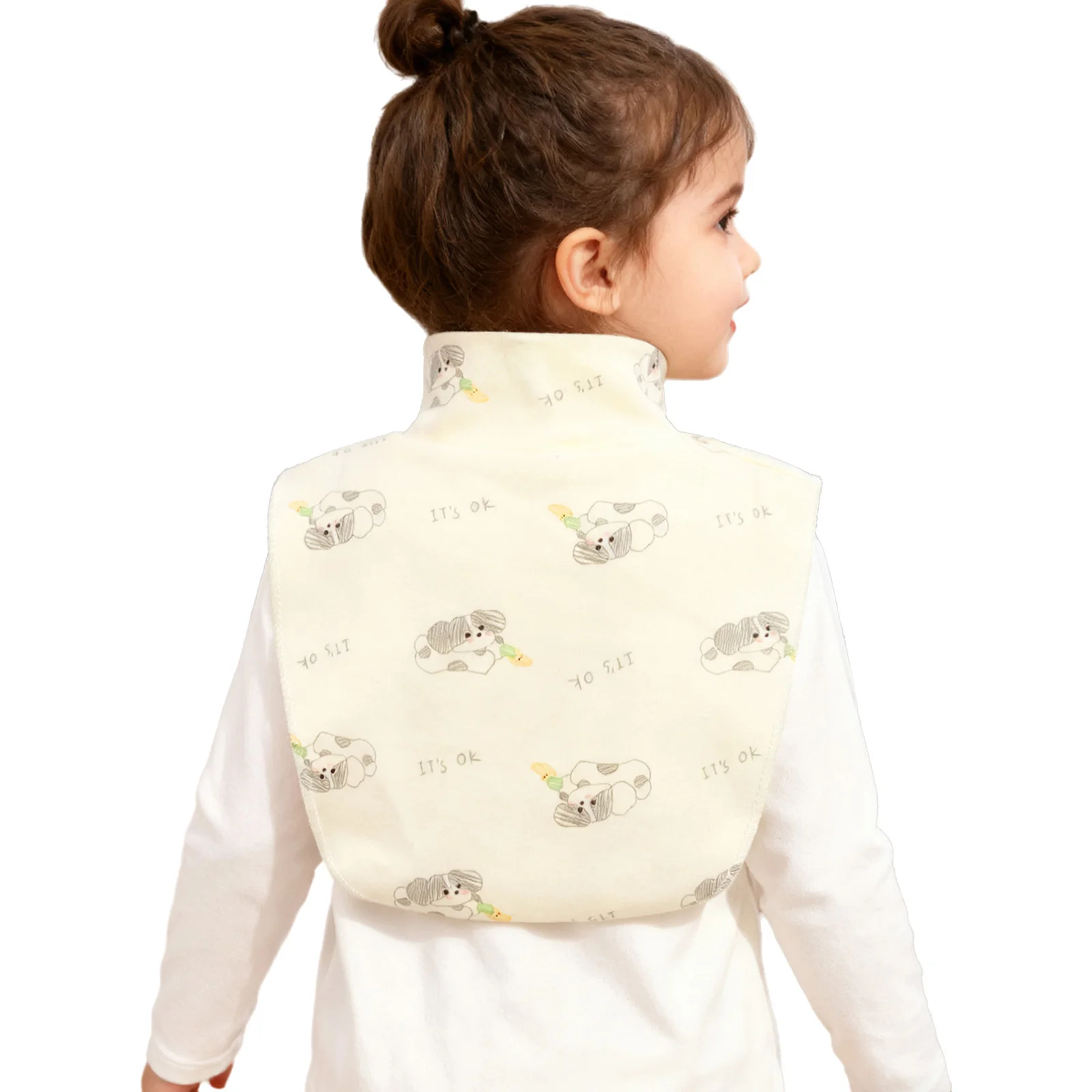 Children Dickey Spring Autumn Warm Scarf Neck Cover Mock Neck Detachable Windproof Half High Collar for Daily Party Home Wear