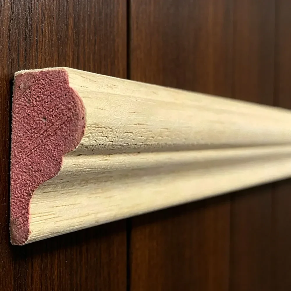 10PCS 50cm Solid Wood Line Furniture Wardrobe Cabinet Door TV Wall Dongyang Wood Carving Chinese Background Wall