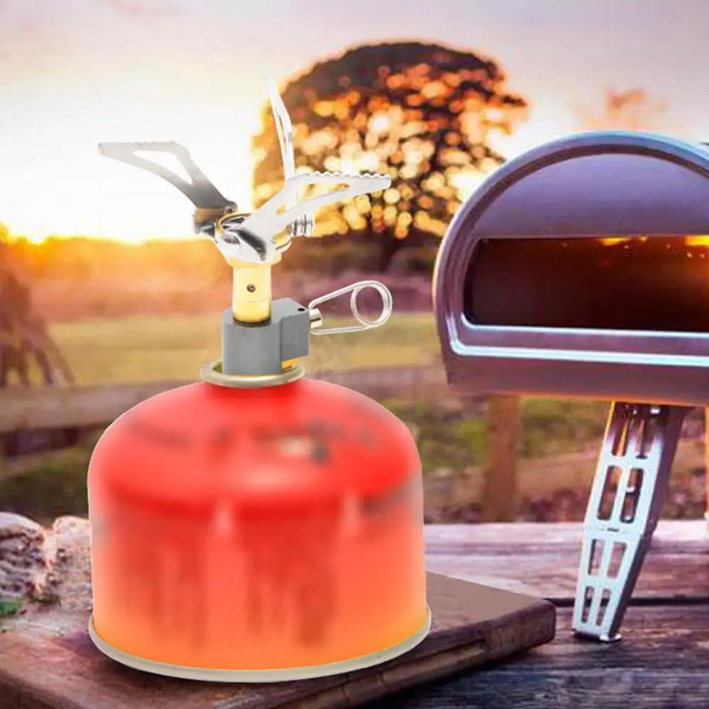 

1pcs Folding Gas Stove Burner All-in-one Aluminum Alloy Foldable Furance Head High Quality Mini Camping Burner For Picnic Hot
