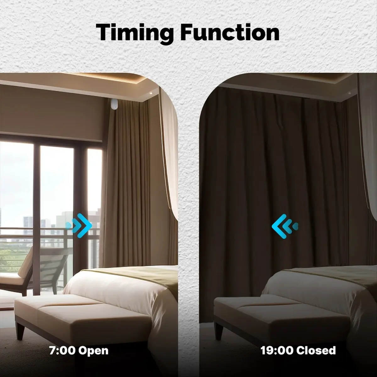 Tuya ZigBee Smart Electric Curtain Robot Timing Auto Opener Closer Light Sensor App Remote Control for B-AT35