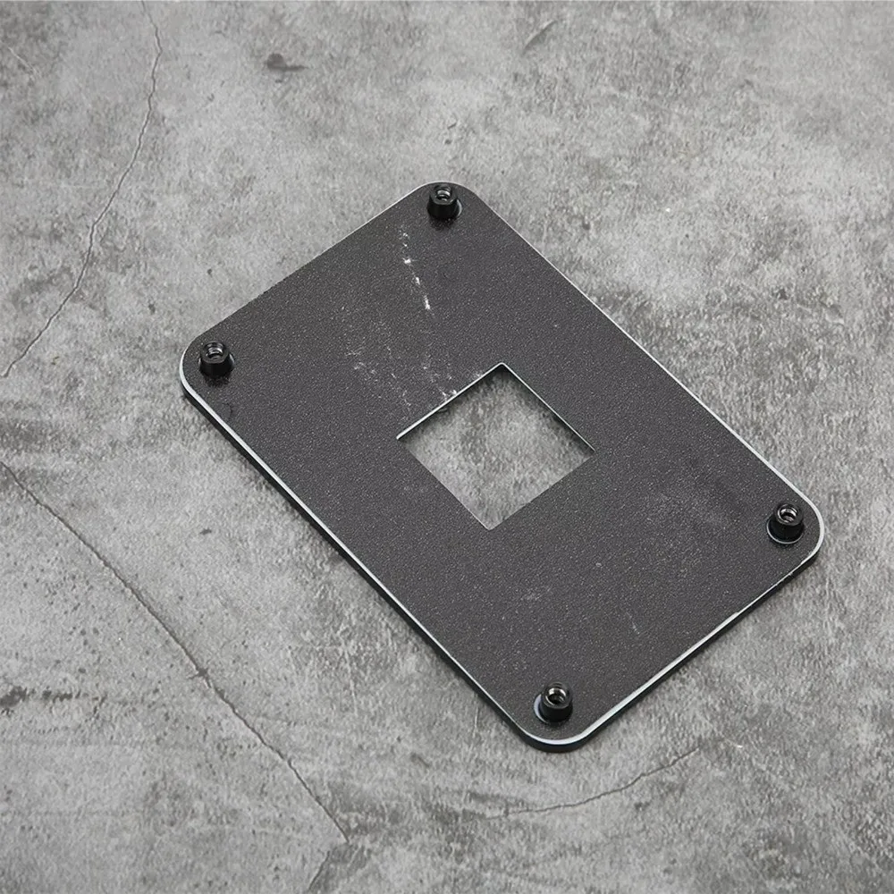 Universal Black CPU Heatsink Bracket Iron Plate Durable Back Sheet Strong AM4 Backplane For AM4 Platform