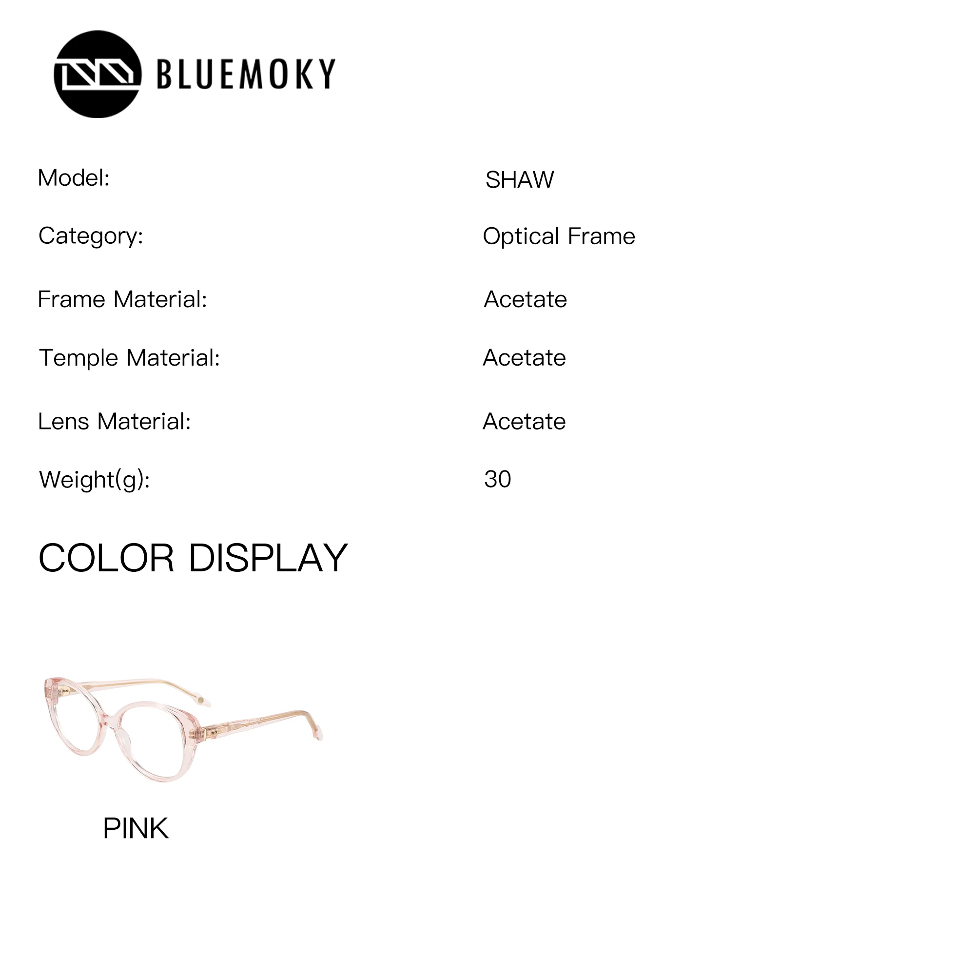 BLUEMOKY Butterfly Prescription Glasses Minus For Women Acetate Photochromic Grey Anti Blue Light Graduated Optical Eyeglasses
