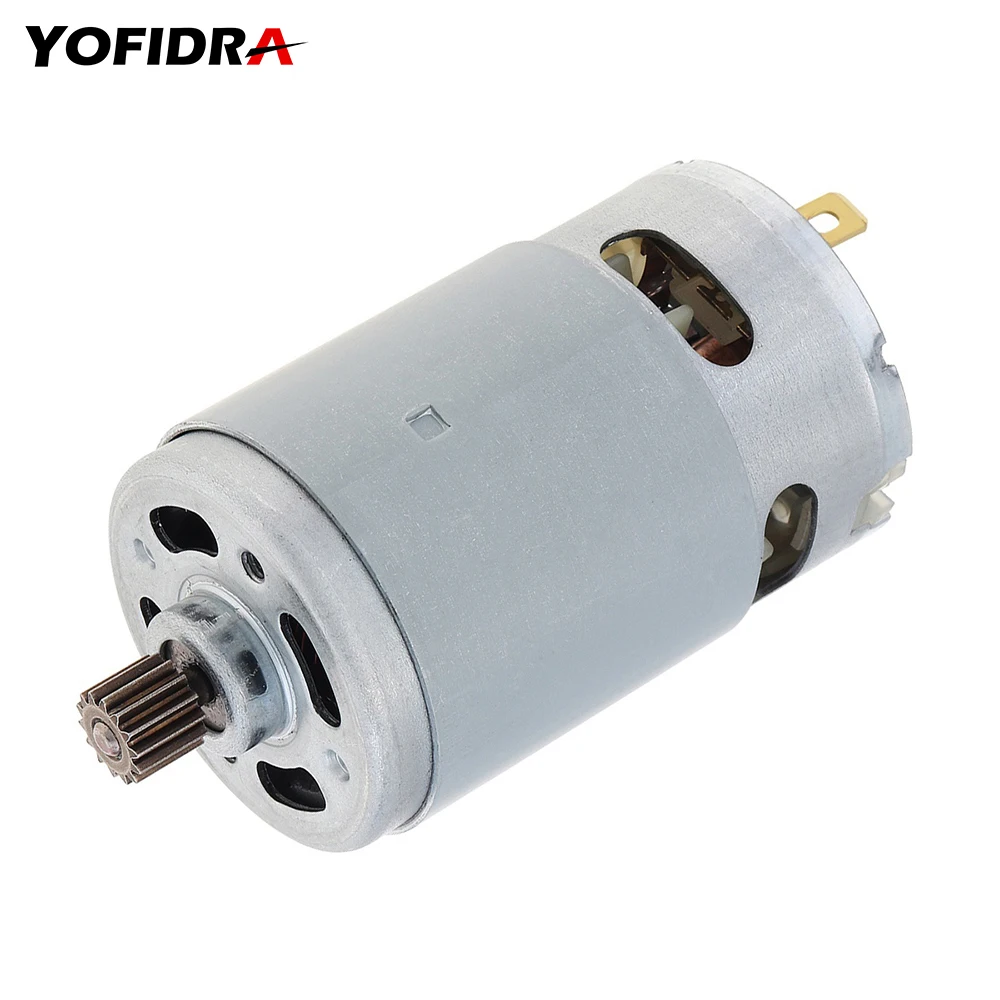 21V Brushed Motor RS550 Motor 14 Teeth Suitable for 4 6 inch Cordless Mini Chainsaw Logging Saw Power Tool Accessories