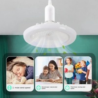 30W Ceiling Fan With Lighting Lamp Electric Fan E27 Converter Base With Remote Control For Bedroom Living Silent AC85V-265V