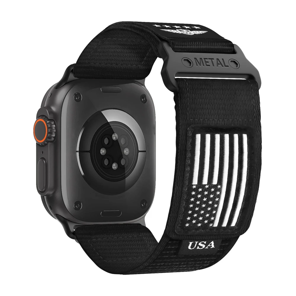 Sport Straps for Apple Watch Ultra 2 Band Series 10 9 7 6 5 4 8 SE 49mm 46mm 42mm 45mm 44mm Nylon Alpine Correa iWatch bracelet