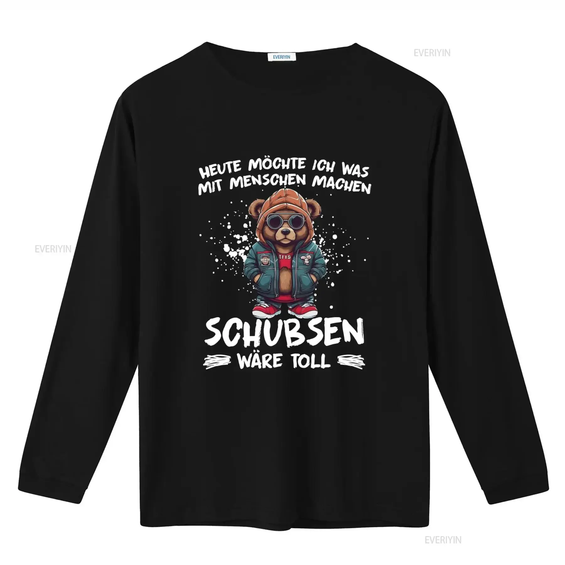 Funny Teddy Bear Statement T Shirt Today I Want To Do Something With People Pushing Would Be Great Premium Quality vintage
