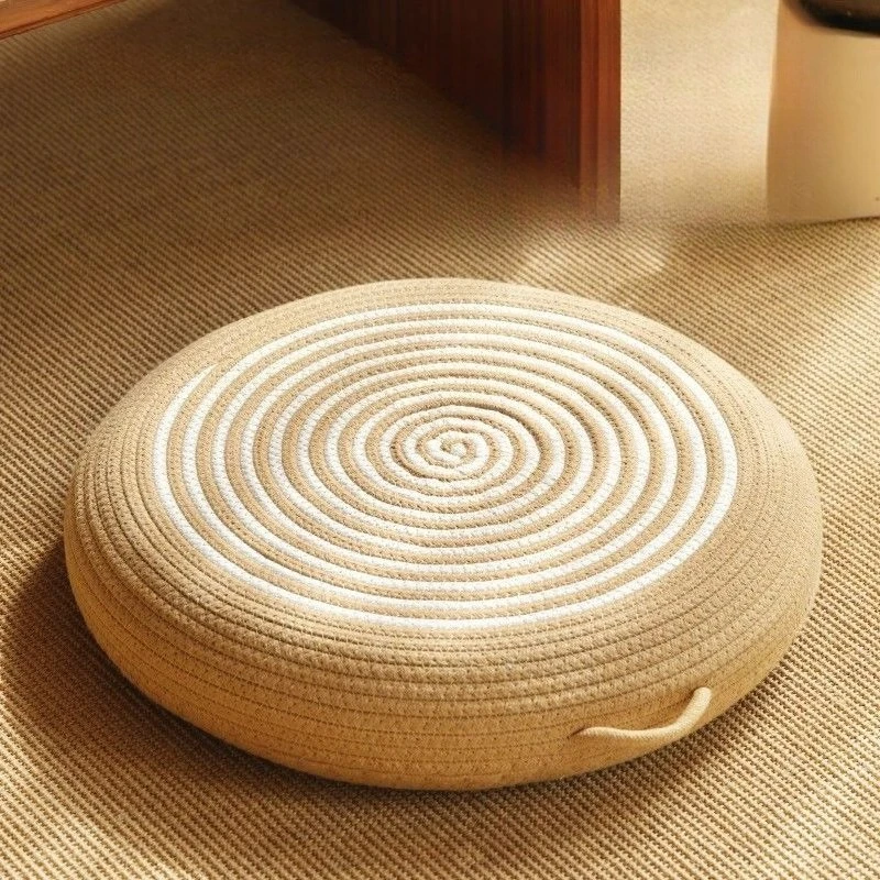 Cushion for Home Use, Living Room, Balcony, Floating Window, Tatami Mat, Thickened Seat Cushion, Circular，Home Textile，Cushion